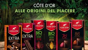 CÔTE D’OR rilancia la marca sul mercato italiano e presenta sei nuove tavolette con campagna digital, social e tv