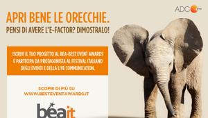 BEA 2017, ultima settimana per iscriversi ai Premi degli eventi e della live communication. Non mancare!