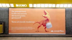 Con 100 poster in 60 stazioni della Metro milanese e 80 green graffiti, Coverflex lancia la sua prima campagna Out Of Home