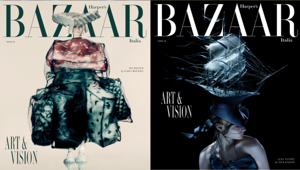 Hearst: in edicola il numero di aprile di Harper’s Bazaar Viaggio nell’arte e nel design sotto il simbolo di Mina
