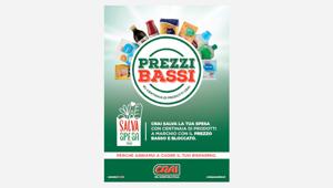 Con 'Salva Spesa' Crai durante il Festival di Sanremo racconta il proprio impegno per le  famiglie nel mantenere i prezzi bassi. Firma Mosquito