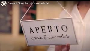 Crema&Cioccolato invita l'Italia a ripartire con un'offerta per chi vuole aprire un'impresa. Al via la campagna sulle reti Discovery. Firmano Kortocircuito e Mediatica Comunicazione