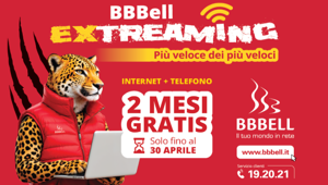 BBBELL rinnova la campagna pubblicitaria “BBBell Extreaming” e introduce il pay-off “Più veloce dei più veloci”. Pianificazione e creatività a cura di Barabino & Partners