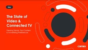  Criteo “The State of Video & Connected TV”. La metà dei consumatori italiani afferma che i servizi di video streaming hanno influenzato le loro decisioni di acquisto