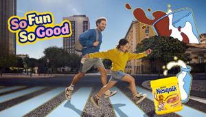 Nesquik inaugura la nuova campagna TV e il tour itinerante per coinvolgere grandi e piccoli. Creatività by Wave Design & Communication
