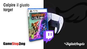 GameStopZing sceglie Digital Angels per un primo progetto di paid advertising su Twitch per il lancio di Ratchet & Clank: Rift Apart