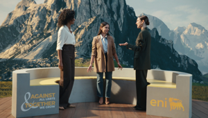 ENI lancia “Sfide che uniscono – Against all limits & Together we grow”, un video podcast in cinque episodi firmato EY+MC SAATCHI che celebra i valori di collaborazione e superamento dei limiti. Progetto di EY+MC SAATCHI. Pianificazione a cura di Carat