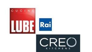 Cucine Lube e Creo Kitchens on air sulle reti Rai con Grey United