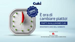 Cuki lancia in TV i nuovi piatti in alluminio con la campagna Armando Testa “È ora di cambiare piatto!”, focalizzata sui concetti di resistenza e sostenibilità ambientale