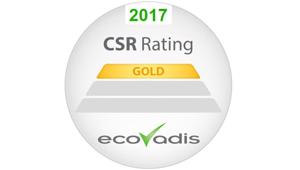 CWT riceve il Rating Gold da Ecovadis per il Responsible Business
