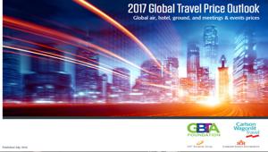 Global Travel Price Outlook: tariffe dei viaggi d'affari stabili nel 2017
