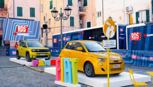 FIAT e RDS accendono Sanremo: il "That’s Amore" protagonista in piazza Muccioli con la Grande Panda e la Nuova 500