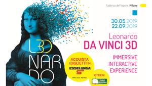 Epipoli sponsor esclusivo della mostra ‘Leonardo Da Vinci 3D’, prodotta da Medartec in collaborazione con il Comune di Milano