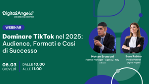 "Dominare TikTok nel 2025: Audience, Formati e Casi di Successo": al via il webinar gratuito di Digital Angels