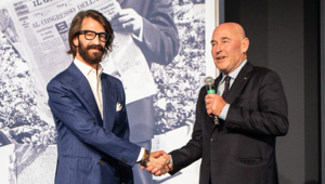 Il Giorno festeggia 70 anni a Palazzo Bovara e presenta il nuovo editore Leonardo Maria Del Vecchio