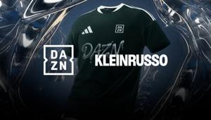 Dazn e KLEINRUSSO ancora insieme a Sanremo con una limited collection di maglie da calcio firmate adidas dedicata agli artisti della squadra DAZN-Warner Music Italy.