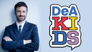DeA KIDS rinnova logo e veste grafica. In arrivo nuovi format con talent, influencer e una campagna integrata affidata a MAI TAI