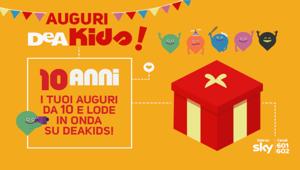DEAKIDS il 1° ottobre compie 10 anni e festeggia con una programmazione speciale, la programmazione di “Kally’s mashup”  e attività nei centri commerciali di Roma e Arese