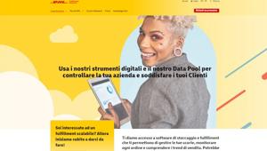 Collaborazione tra Publicis Sapient e un team interno per il sito dedicato al nuovo DHL Fulfillment Network, il servizio di e-commerce di DHL Supply Chain