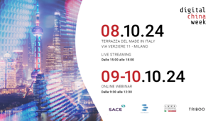 Al via la quarta edizione della Digital China Week nata dalla collaborazione tra East Media, Triboo e SACE