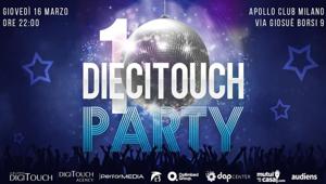 DigiTouch compie 10 anni e festeggia con un disco party a Milano