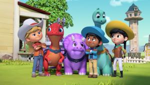 Dal 6 settembre, in prima tv assoluta su Cartoonito "Dino Ranch", la nuova serie tra far west e dinosauri