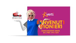 Direct Line diventa Verti e lo comunica con Pink Lab. Il media affidato a Omni@