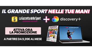 Discovery+ e Gazzetta dello Sport: in arrivo un'offerta bundle in digital edition