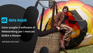 Geox sceglie Data Kojak di Webranking per i mercati EMEA e NORAM