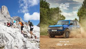 La prossima edizione del Saucony Dolomiti Extreme Trail viaggerà con Ford. Grazie a un accordo di partnership, l'evento della Val di Zoldo sarà scortata da una Bronco