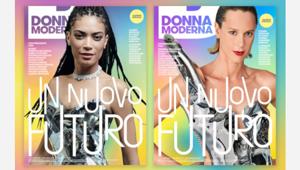 Donna Moderna in edicola con il numero speciale 'Un nuovo futuro'. Campagna di lancio di Casiraghi Greco &