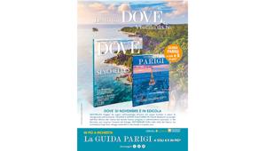 Dove di Novembre, la copertina è per le Seychelles - “La bellezza che ci meritiamo” -  la Guida per Parigi, disponibile anche in versione audio sul canale Le Guide di Dove di Loquis
