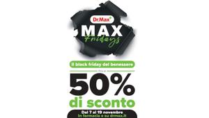 Dr. Max, brand del Gruppo Penta, è on air in TV e radio per l’arrivo dei “Max Fridays - Il Black Friday del benessere"