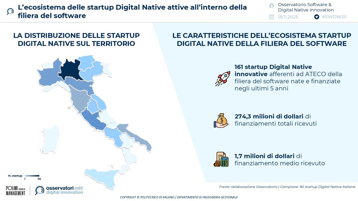 lecosistema delle startup digital native attive allinterno dellafiliera del software lecosistema delle startup digital native attive allinterno dellafiliera del software