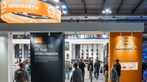 Stand SCHUBERTH GMBH progettato da VØID Exhibition in occasione di EICMA 2025