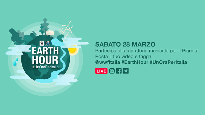 Earth Hour. L'evento WWF per contrastare la crisi climatica è andato in scena online con una maratona musicale da oltre 3 miliardi di impressions sui social media a livello globale