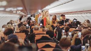 easyJet presenta The Air Catwalk, la prima sfilata a 10.000 metri realizzata con Vogue Italia per il lancio dei nuovi voli per la P/E 2019