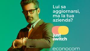 Econom invita le imprese alla digital transformation con la campagna 'The Future Is On, Just Switch'. Firma True Company