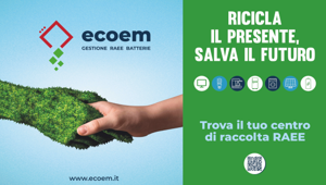 ECOEM on-air con la campagna OOH “Ricicla il presente, salva il futuro”, per informare e sensibilizzare i cittadini sulla corretta raccolta RAEE