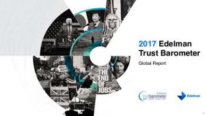 Edelman Trust Barometer 2017: crolla la fiducia degli italiani nei social media