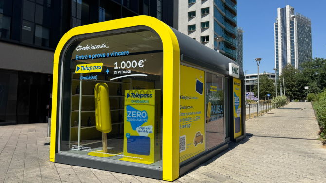 TWENTY8 Studios firma "Grab&Go Pop-Up Experience", il nuovo pop-up store di Telepass