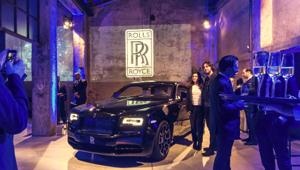 Egg Events, evento in bianco e nero per il lancio della nuova Rolls-Royce Black Badge