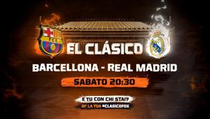459 mila spettatori medi e 2% di Share Tv per El Clasico su FoxSports