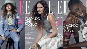 Elle: numero speciale con tre copertine per raccontare le italiane del terzo millennio