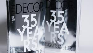 Elle Decor festeggia 35 anni con un omaggio alle collaborazioni creative e al dialogo. In edicola da domani con un numero da collezione con 108 pagine pubblicitarie