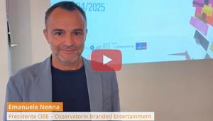 OBE: con 732 mln di euro di investimenti nel 2024, il Branded Entertainment cresce dell’8,5% e conquista il 7% del mercato pubblicitario. La stima per il 2025 è di 783 mln (+ 7%). Nenna: "La sfida è renderlo un asset ancora più strategico per le aziende"