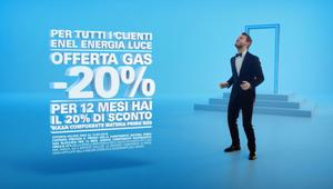 Alessandro Cattelan presenta i vantaggi per i clienti di Enel Energia con la nuova campagna firmata Saatchi & Saatchi