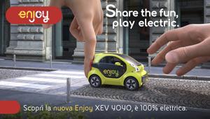 Share the fun. Play electric. Con una campagna di TBWA\Italia Eni lancia a Torino il nuovo car sharing elettrico Enjoy