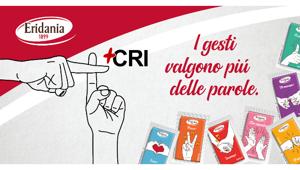 Eridania e Croce Rossa Italiana insieme in una limited edition per la donazione di pacchi alimentari destinati a famiglie bisognose. Al via la campagna adv a firma di SDB Stile di Bologna