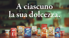 Eridania in comunicazione con la nuova piattaforma "A ciascuno la sua dolcezza". Firma Nadler Larimer & Martinelli